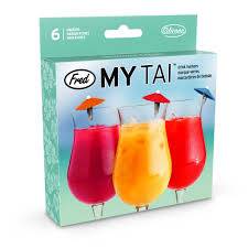 Набор маркеров для бокалов My Tai Fred and Friends