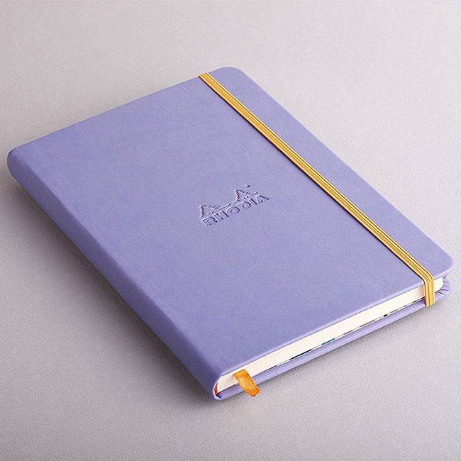 Блокнот Rhodia Rhodiarama сиреневый А5 в линию
