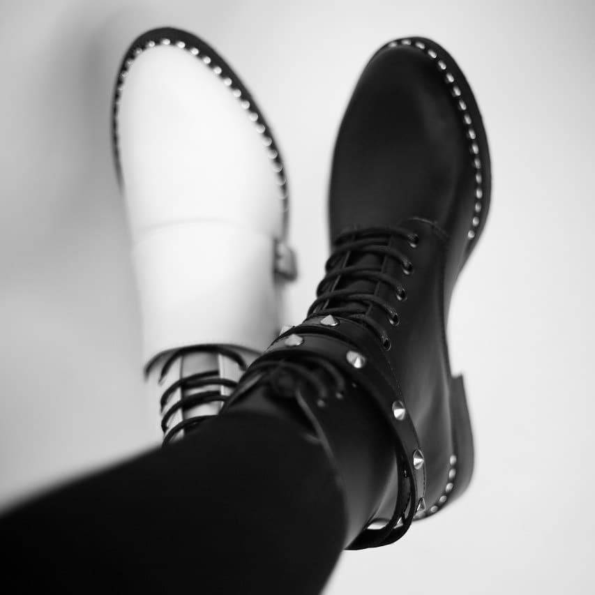 Кожаные ботинки Jizuz