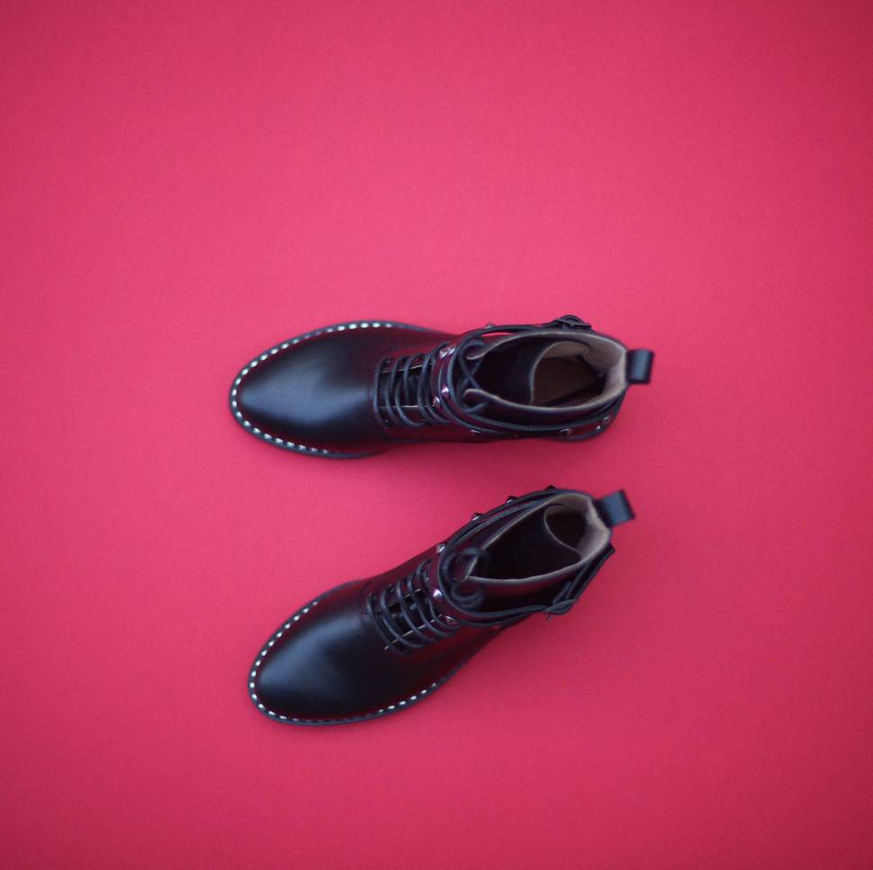 Кожаные ботинки Jizuz