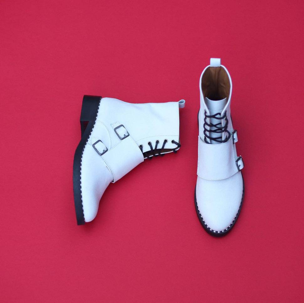 Кожаные ботинки Jizuz