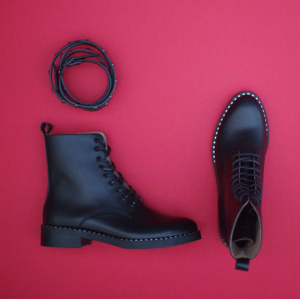 Кожаные ботинки Jizuz