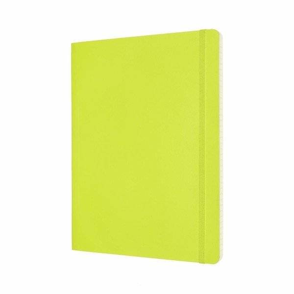 Большой блокнот Moleskine Classic Лимонный Зеленый Мягкий в линию