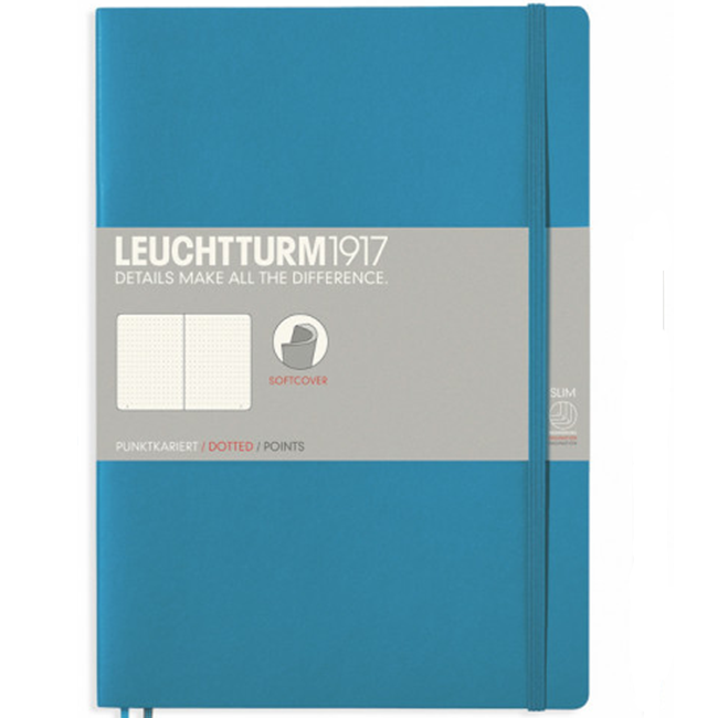 Блокнот Leuchtturm1917 Мягкий Composition Холодный синий Точка (355302)