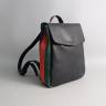 Шкіряний рюкзак AV2 Чорний (P518)