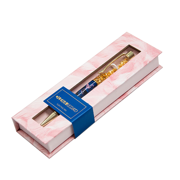 Ручка шариковая с блёстками Tropical Olena Redko