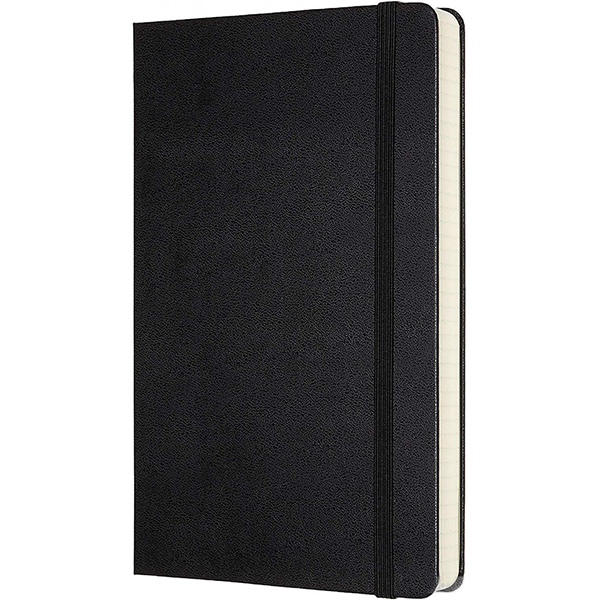 Середній блокнот Moleskine Classic Expanded Мʼяка обкладинка Чорний Клітка