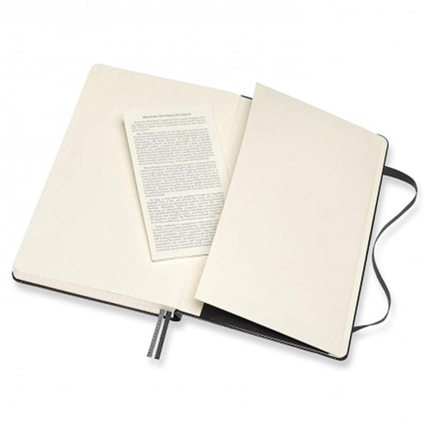 Середній блокнот Moleskine Classic Expanded Мʼяка обкладинка Чорний Клітка