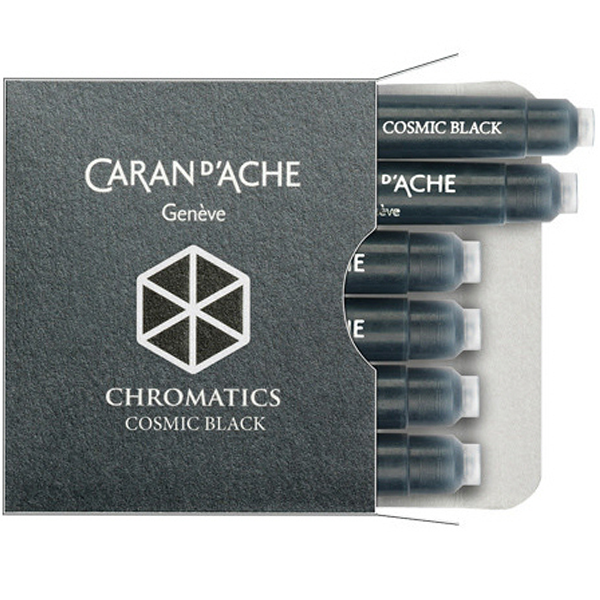 Набор чернильных картриджей Caran d`Ache Chromatics Черный (6 шт)