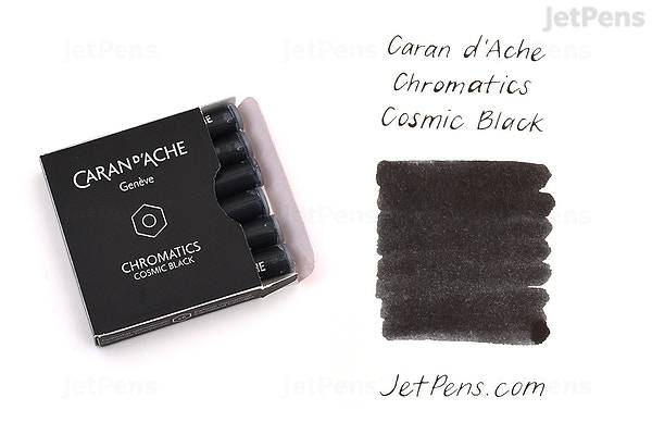 Набор чернильных картриджей Caran d`Ache Chromatics Черный (6 шт)