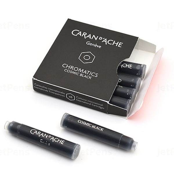 Набор чернильных картриджей Caran d`Ache Chromatics Черный (6 шт)