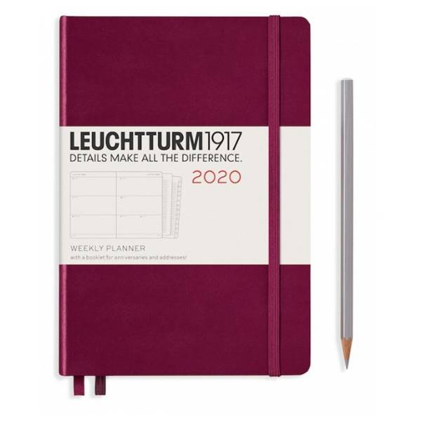 Средний Еженедельник  Leuchtturm1917 Винный 2020 (359992)