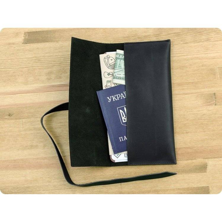 Кожаный дорожный кейс BlankNote 1.0 Графит