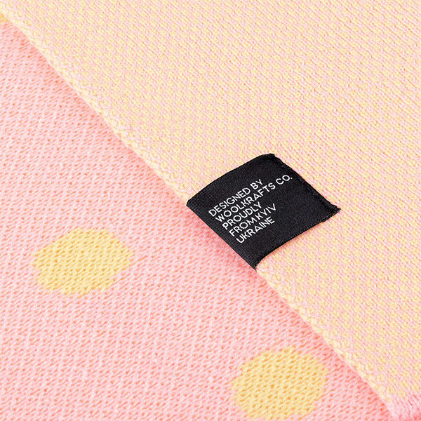 Плед из хлопка Woolkrafts Twinkle 140х100 см