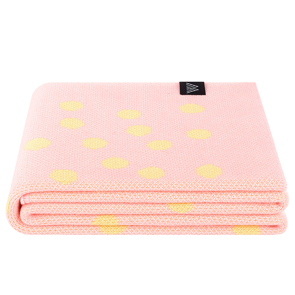 Плед из хлопка Woolkrafts Twinkle 140х100 см