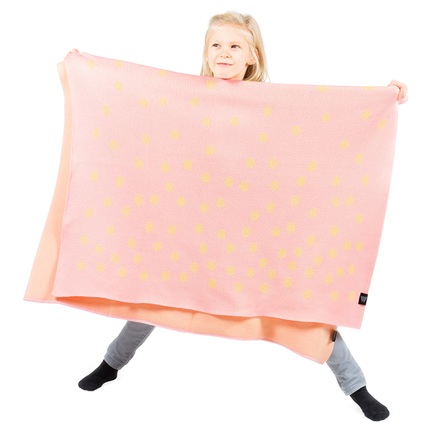 Плед из хлопка Woolkrafts Twinkle 140х100 см