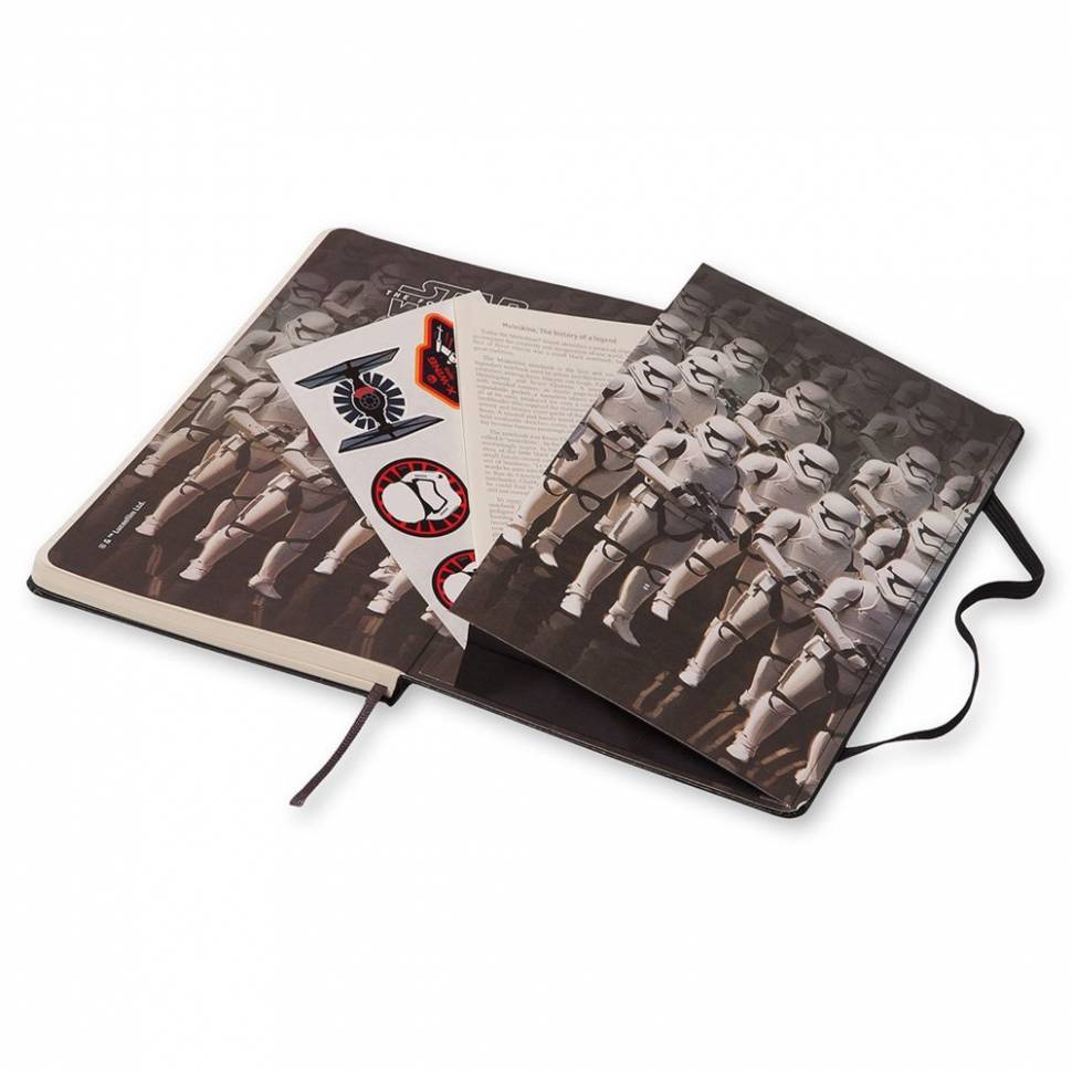 Середній блокнот Moleskine STAR WARS VII лінія чорний