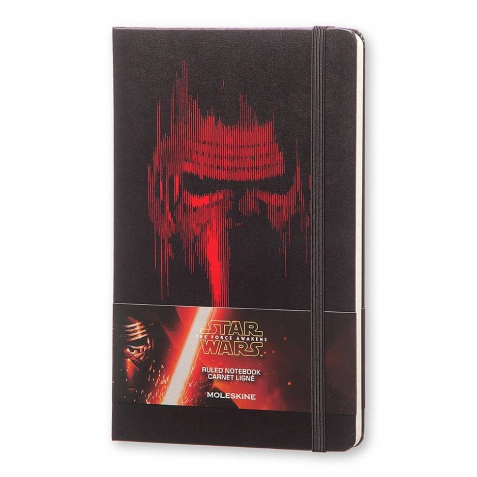 Середній блокнот Moleskine STAR WARS VII лінія чорний