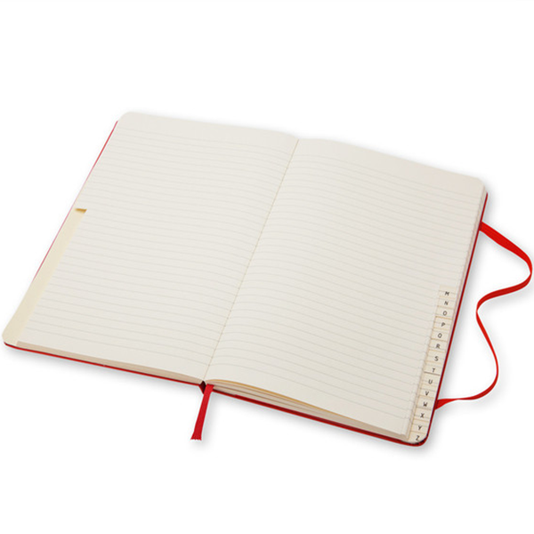 Средний блокнот с алфавитом Moleskine Creative Красный