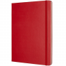 Большой блокнот Moleskine Classic Красный Твердая обложка Чистые листы