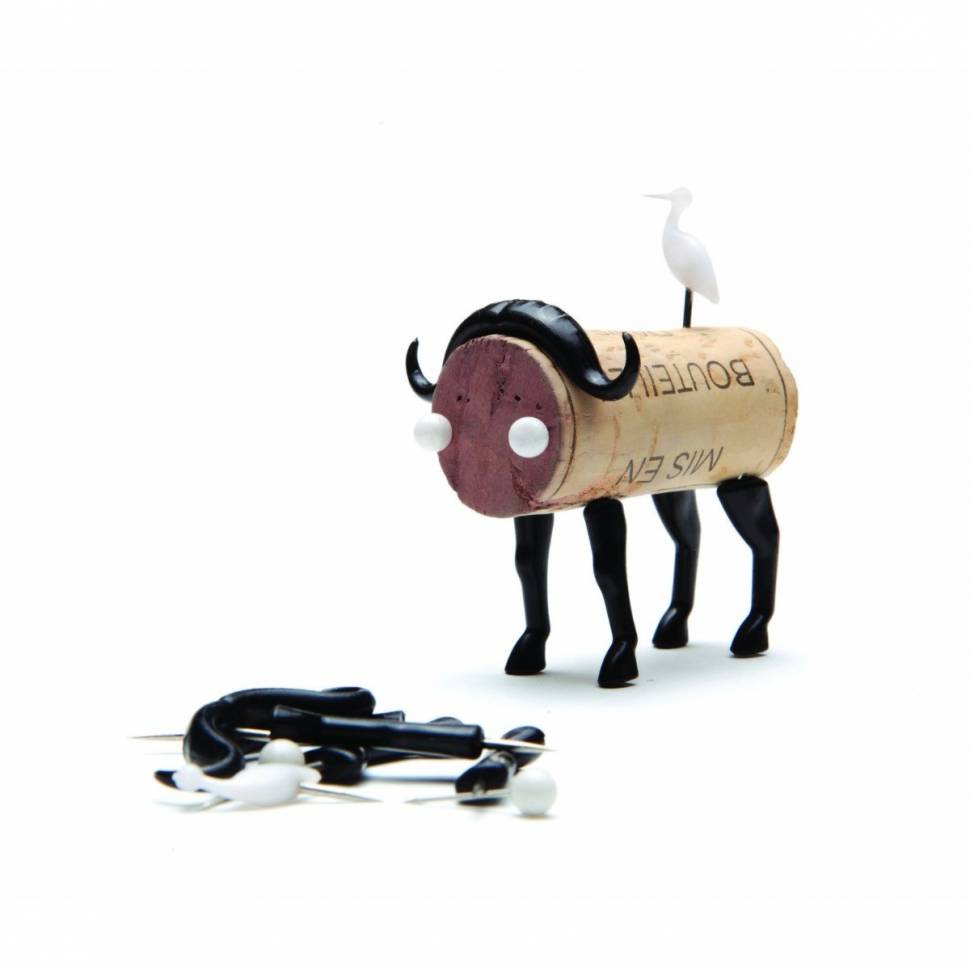 Набір прикрас для пробки Monkey Business Buffalo Animal Corker