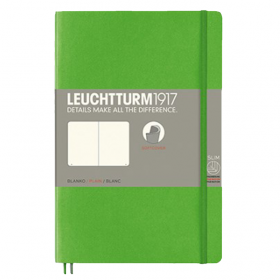 Блокнот Leuchtturm1917 М&#39;який Paperback Свіжий зелений Чисті аркуші (358307)