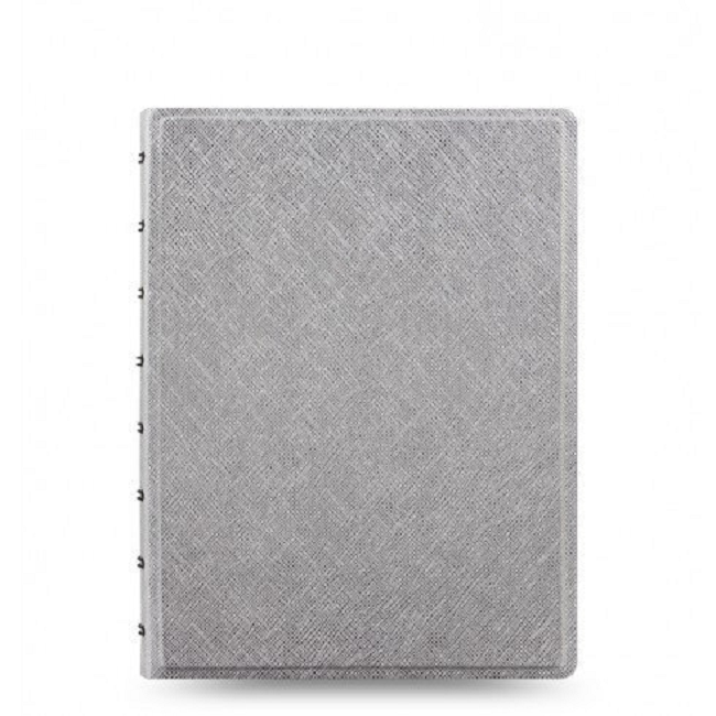Блокнот Filofax Saffiano A5 Metallic Silver (115076)
