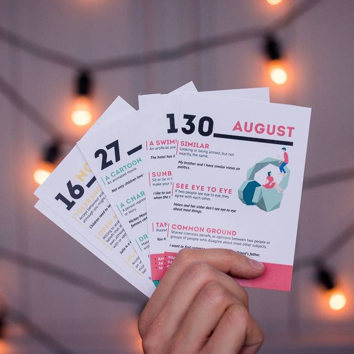 Отрывной календарь Gifty English