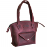 Шкіряна жіноча сумка AV2 Червона (B606)