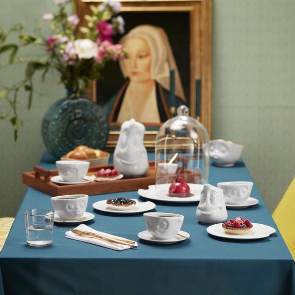 Чашка с блюдцем Tassen Snoozy 200 мл Белая