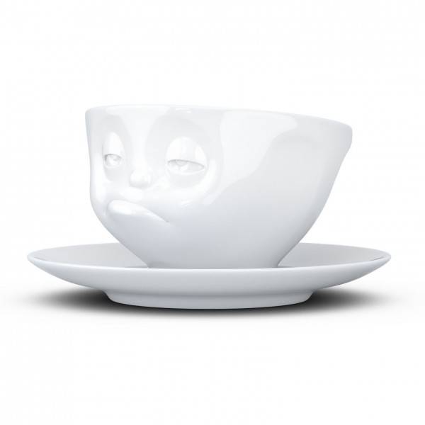 Чашка с блюдцем Tassen Snoozy 200 мл Белая