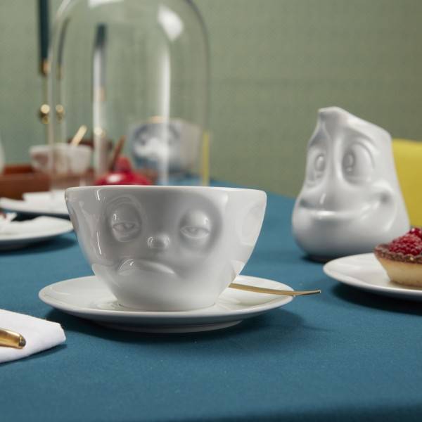 Чашка с блюдцем Tassen Snoozy 200 мл Белая