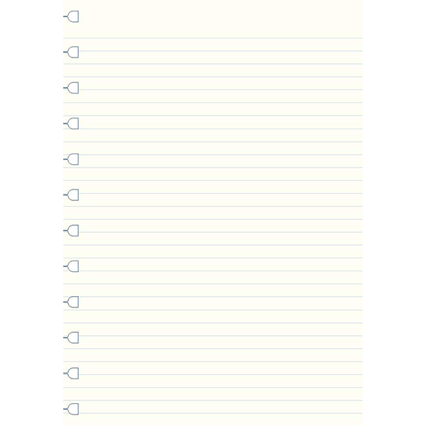 Бланки для блокнота Filofax Classic A4 Линия (162008)