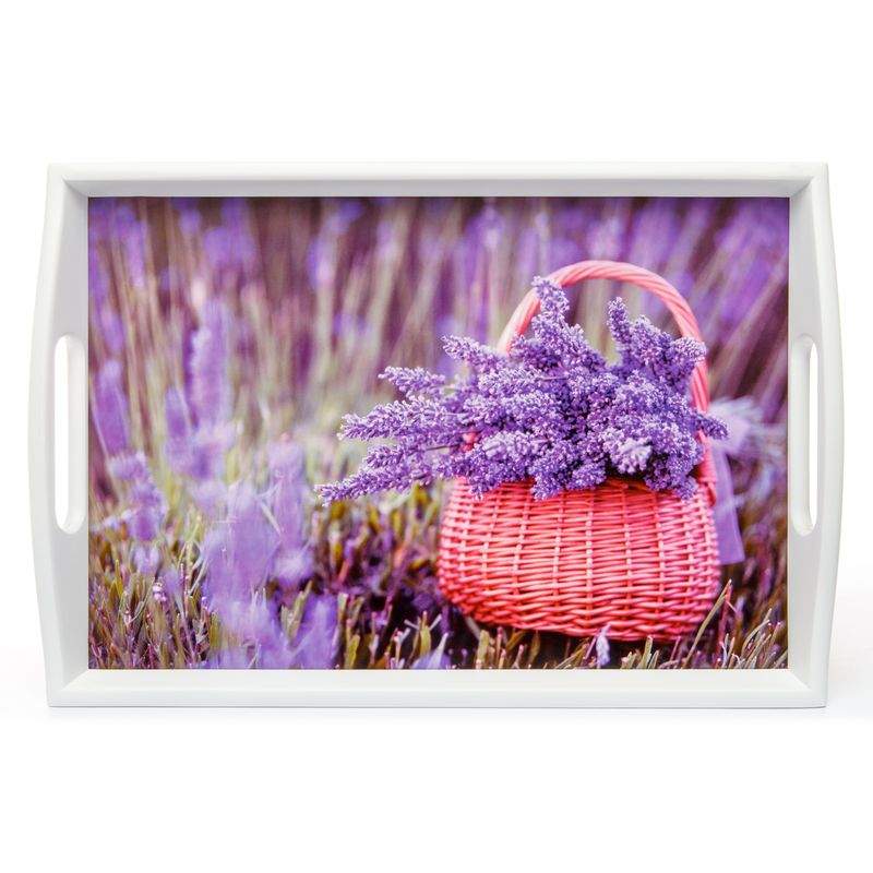 Подставка для ноутбука на подушке Корзина лаванды