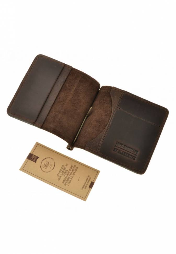Портмоне BlankNote Карбон 1.0 Орех