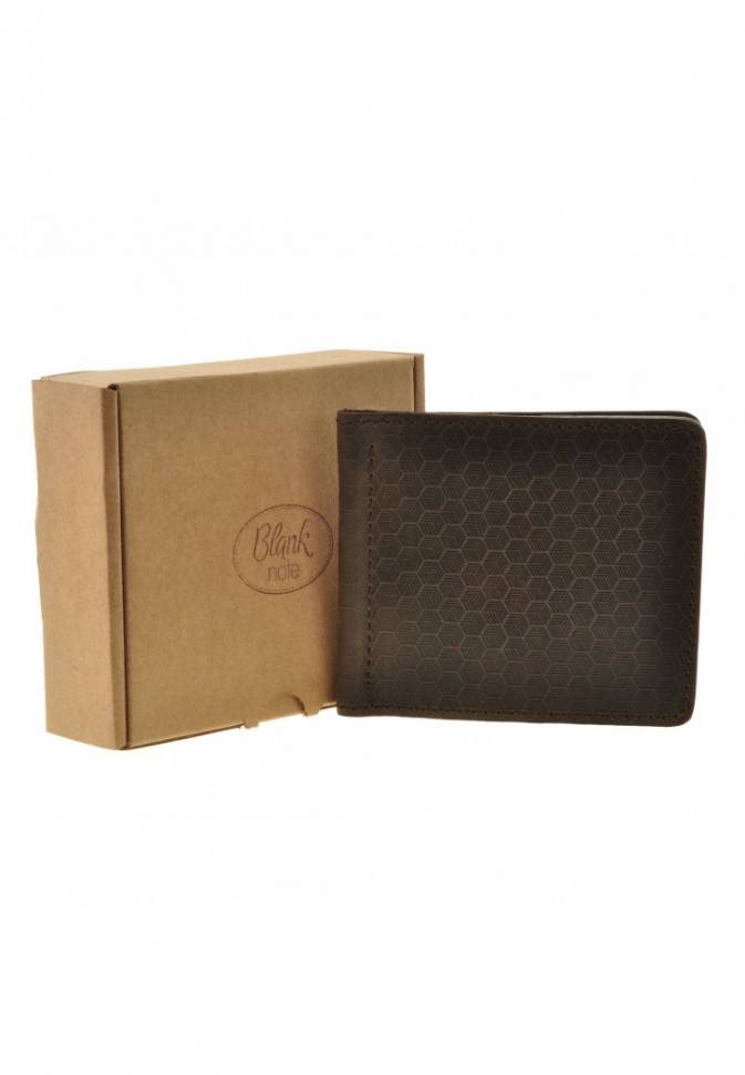 Портмоне BlankNote Карбон 1.0 Орех