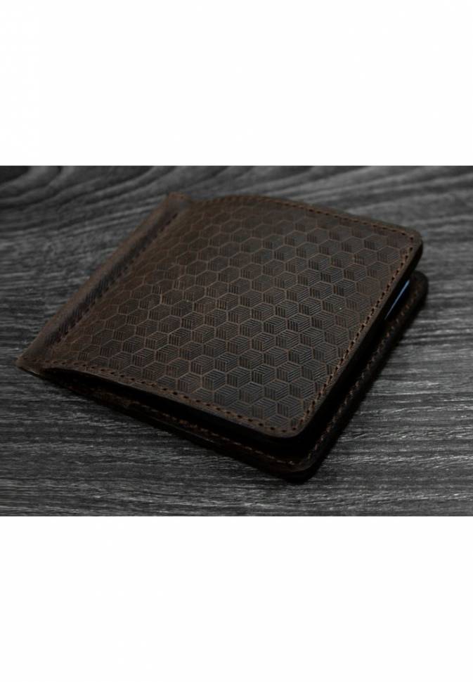 Портмоне BlankNote Карбон 1.0 Орех