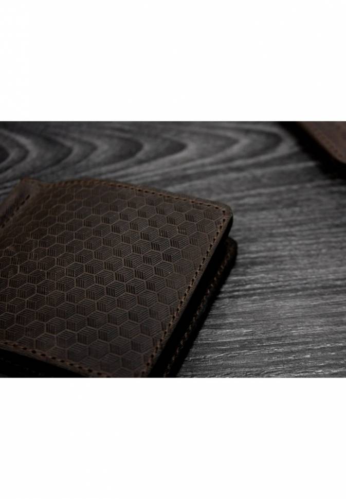 Портмоне BlankNote Карбон 1.0 Орех