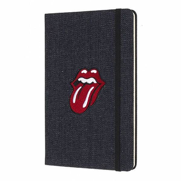Записная книга Moleskine Rolling Stones средняя Линия Деним