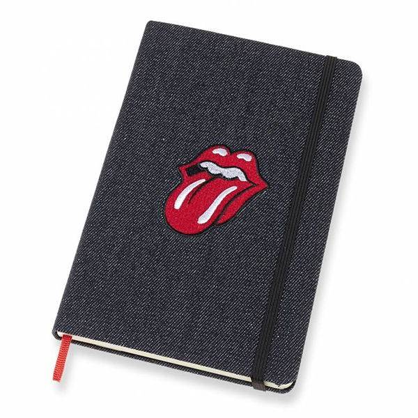 Записная книга Moleskine Rolling Stones средняя Линия Деним