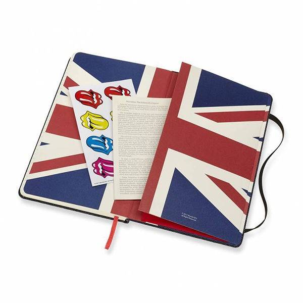Записная книга Moleskine Rolling Stones средняя Линия Деним