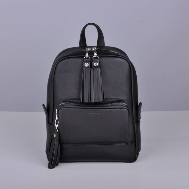 Рюкзак из кожи JIZUZ Copper Black гладкая кожа