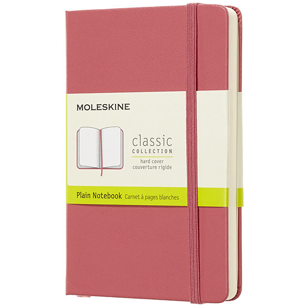 Кишеньковий блокнот Moleskine Classic Тверда обкладинка Пастельно-рожевий Чисті аркуші