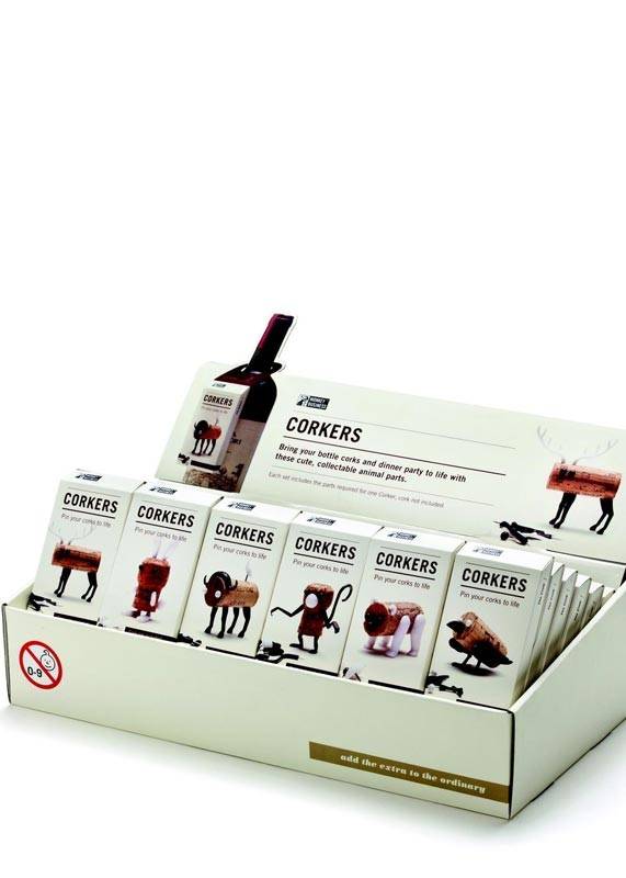 Набор украшений для пробки Monkey Business Bear Animal Corker