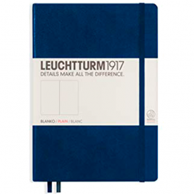 Блокнот Leuchtturm1917 Середній Темно-синій Чисті аркуші (342924)