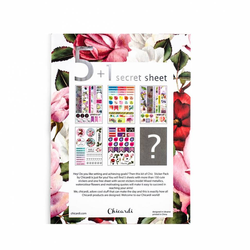 Набор наклеек Chicardi Floral