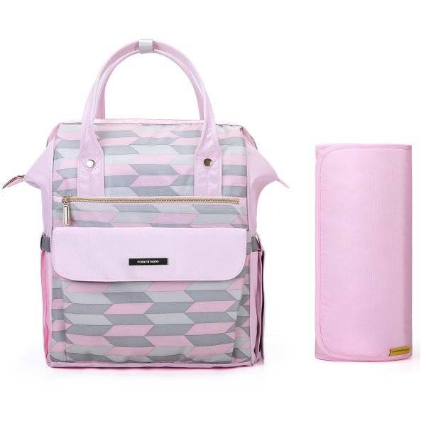 Сумка-Рюкзак Для Мами Mommore Міні Рожевий