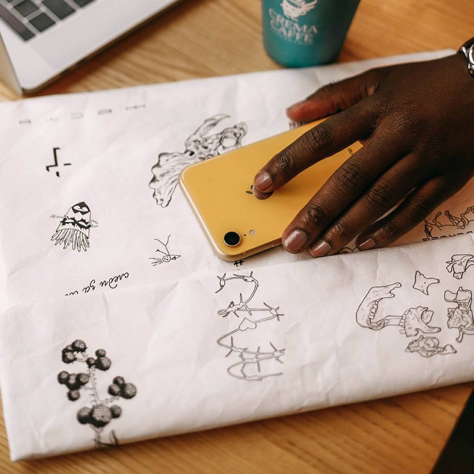 Чехол для MacBook 12" Paper Ninja Тату