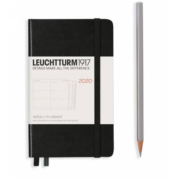 Карманный Еженедельник Leuchtturm1917 Черный 2020 (360000)