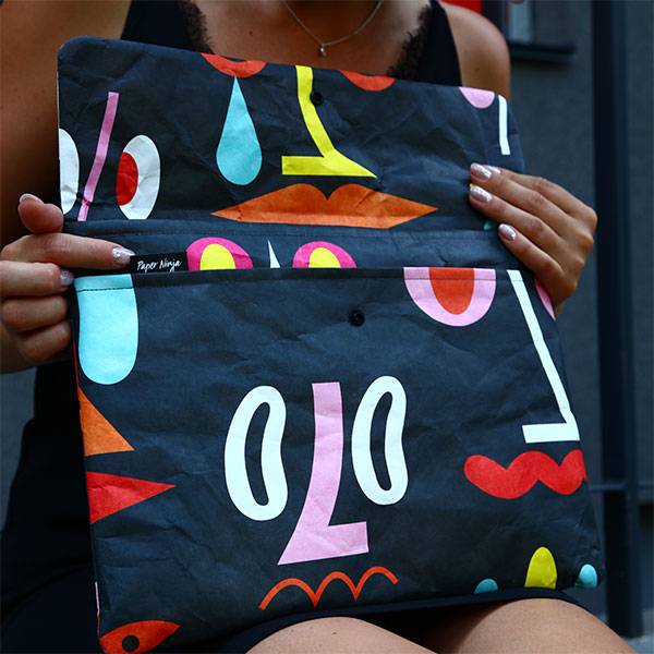 Чехол для MacBook 13" Paper Ninja Faces M